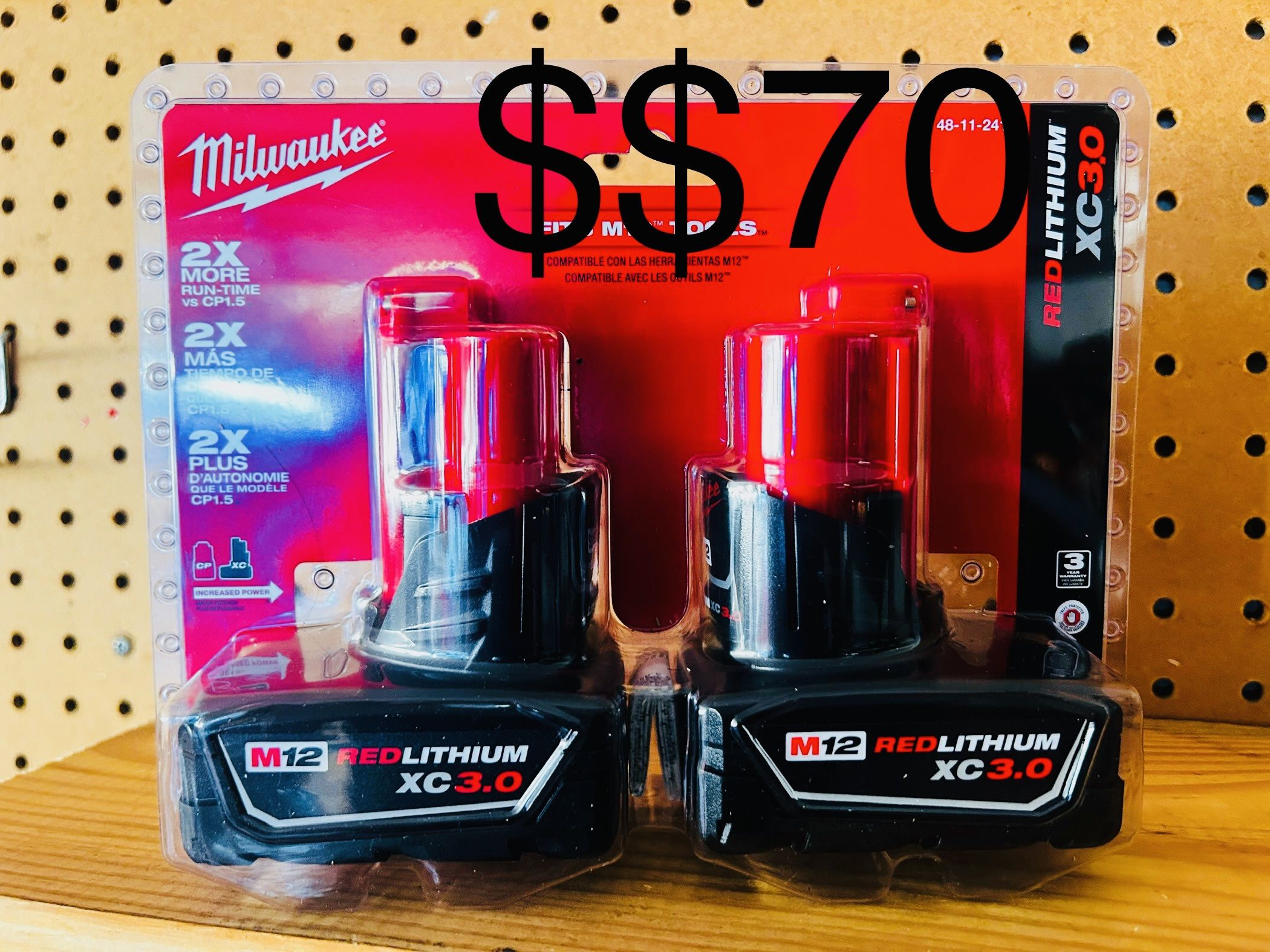 Milwaukee M12 3.0 Pack