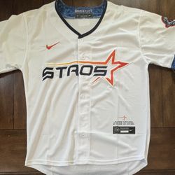 Houston Astros Nike 2025 City Connect Team Jersey Adult Small NWT