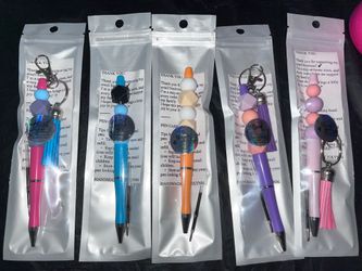 ✨ Handmade Chunky Beaded Pens – Ready-Made & DIY Kits! ✨