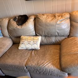 Full Size Couch & Reclining Love Seat