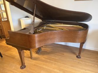 Wm. Knabe & Co. Baby Grand Piano with Piano Bench