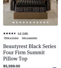 Beautyrest Black Series Four Queen Plush Pillow Top