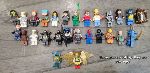 Authentic Lego Figures Lot must take all $150 (no individual sales of figures)