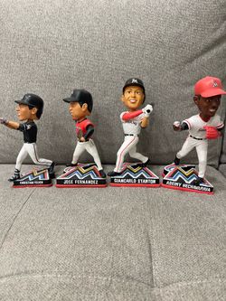 Miami Marlins baseball Stadium Exclusive set of 4 rare bobbleheads