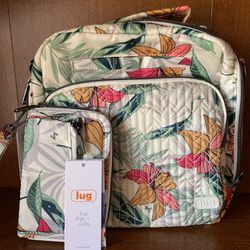 LUG Lilly Sand Crossbody bag With Strap & Rodeo Wallet