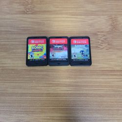 3 Sonic Games For Nintendo Switch 