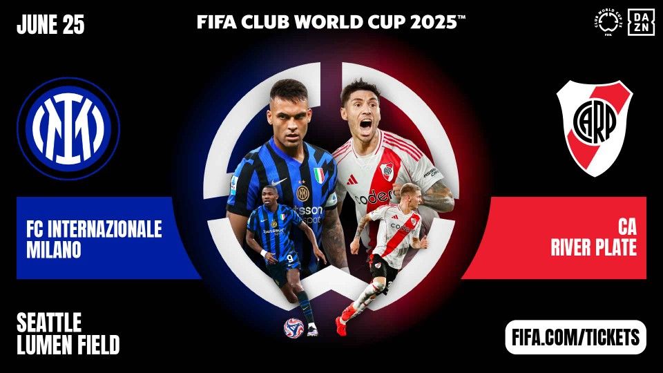 4 FIFA World Cup Inter Milan V. CA River Plate Tickets!