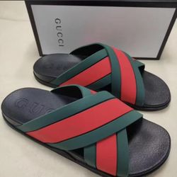Gucci Cross Slides Size 9