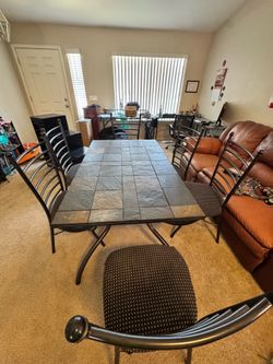 Tile top kitchen table