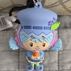 Strawberry Shortcake Blueberry Muffin Clip-On 2" Figural Backpack Clip Mystery