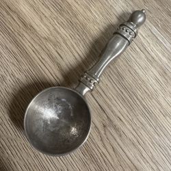 Vintage Pewter Deep Spoon