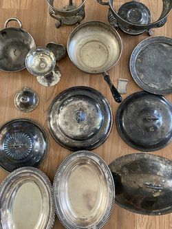 Random Silver Plated Items