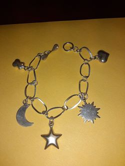 925.Silver. charm bracelet