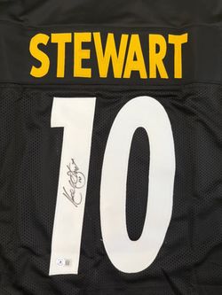 🏈 KORDELL STEWART BECKETT AUTHENTICATED AUTOGRAPHED PITTSBURGH STEELERS #10 JERSEY 🖤💛