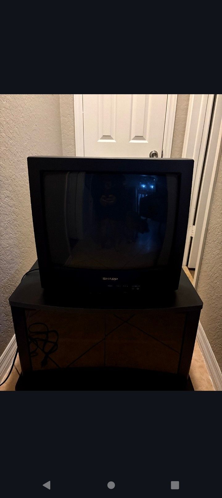 19" SHARP CRT TELEVISION / TV WORKS GREAT / NO ISSUES.