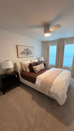 Queen bedroom set with 2 side tables
