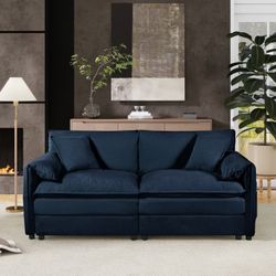 Chicago Luxe Chenille Oversized 2-Seater Loveseat Sofa