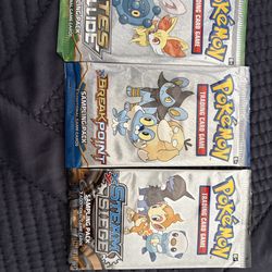 sealed and unopened packs! Steam siege, fates collide, and break point.