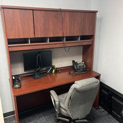 Office Desk With Hutch And Chair 