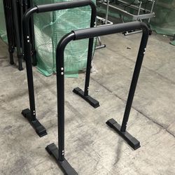 New Adjustable Dip Bar Station. Thickened Steel Design for Home Gym. 880 Lbs Weight Capacity