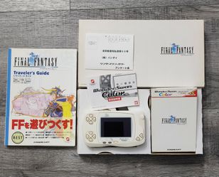 WonderSwan Color Console Final Fantasy 1 Edition Complete In Box - SUPER CLEAN