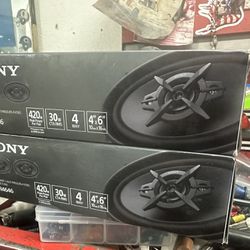 Sony Speakers 4x6