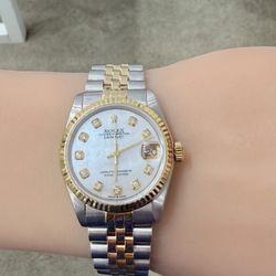 Rolex Preowned Ladies 31mm DateJust Quickset 