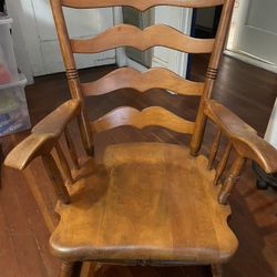 wood rocking chair