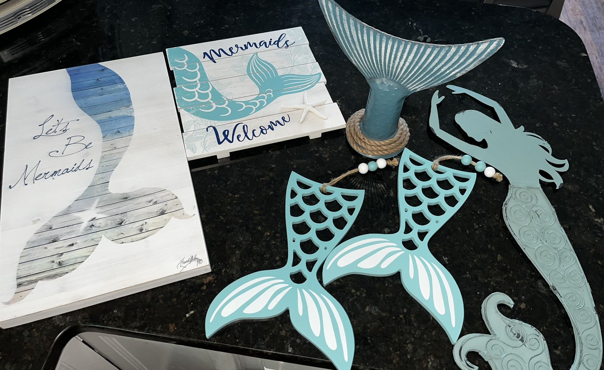 9 pcs Mermaid Decor