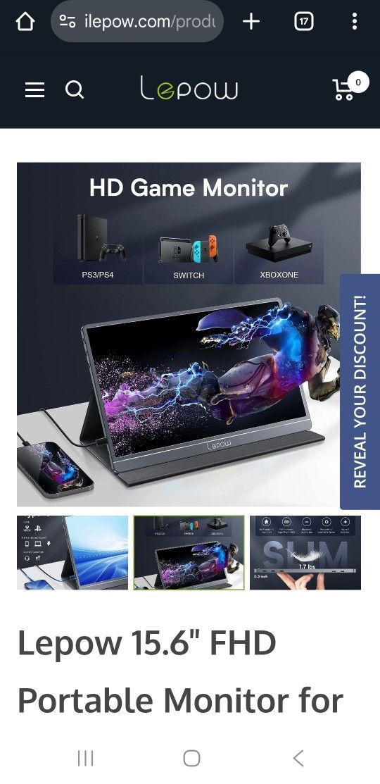 Lepow Portable Monitor