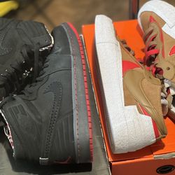 Jordan 1 Playoff & Nike Blazer 