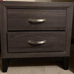 Nightstand Grey Oak 