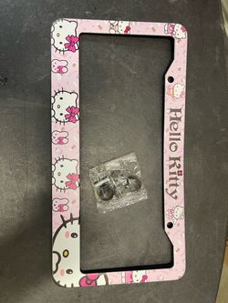 Hello Kitty License Plate Frame