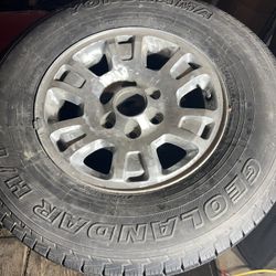 265/70/17 tires ans rims