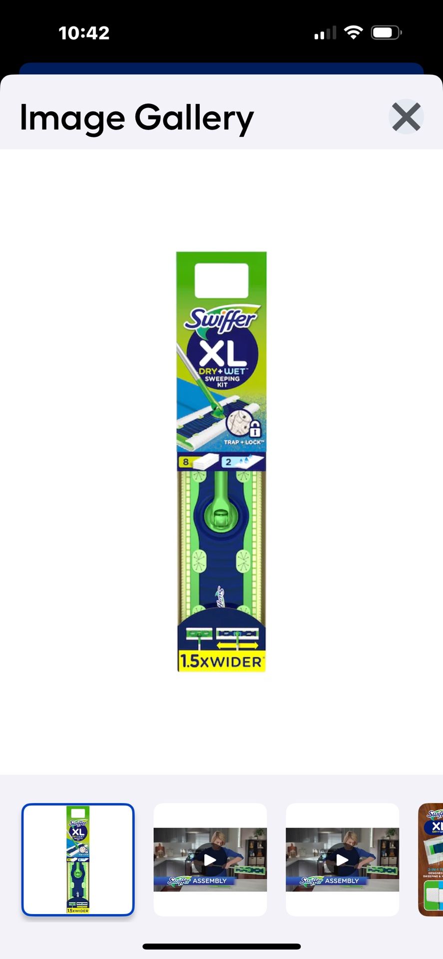 Swiffer Sweeper XL Dry + Wet Starter Kit Blend