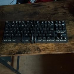 Keyboard With Headset 