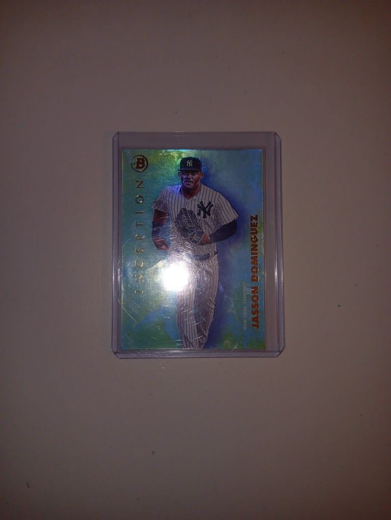 2021 TOPPS AQUA JASSON DOMINGUEZ INCEPTION ROOKIE BASEBALL CARD