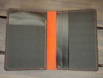 Bifold leather wallet