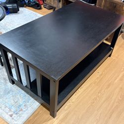 Black Coffee Table 