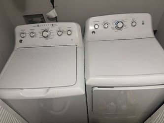 GE Top Load Washer & Matching Dryer Set – Great Condition