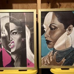 SADE & AMY WINEHOUSE RARE PRINTS (Sold together)