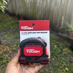 Hyper Tough 25-Foot Auto-Lock Tape Measure