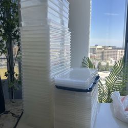 Shoe Size Plastic Storage Containers with Lids