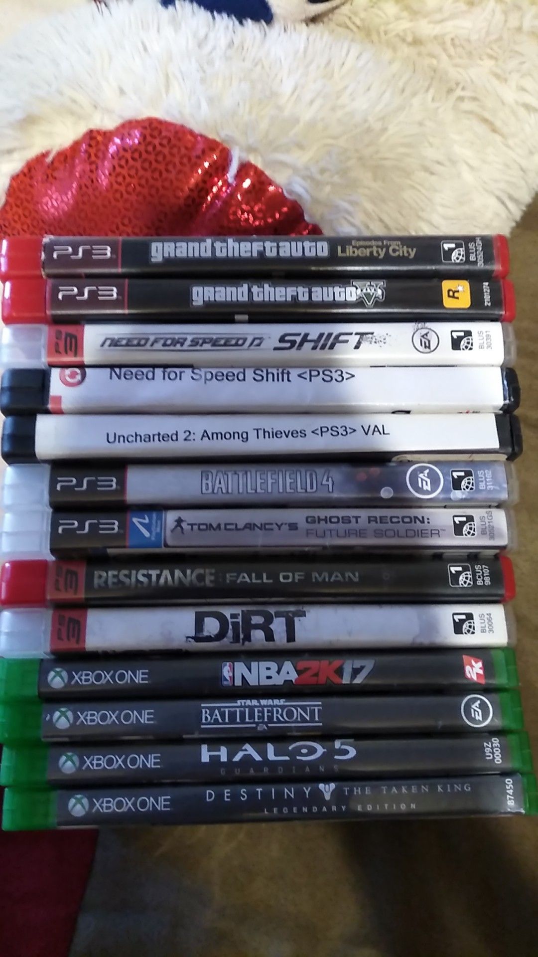 Ps3 and x-box one games