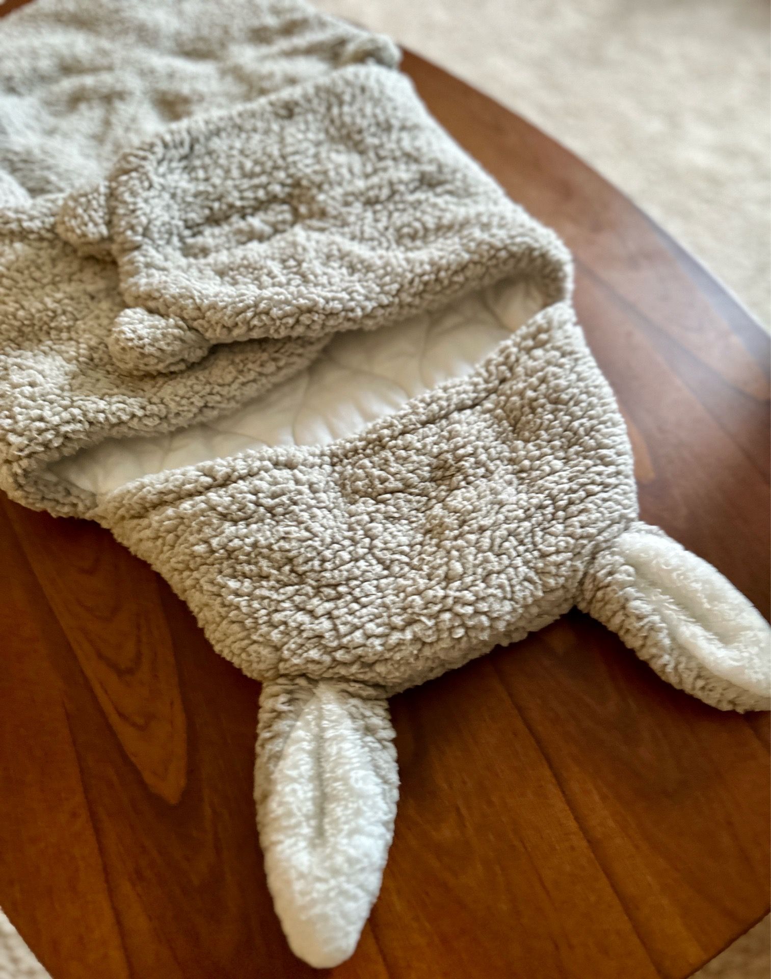 Ultra-Soft Baby Swaddle Blanket โ Grey โ๏ธ๐ถ