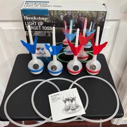 Brookstone Light Up Target Toss untested but Battery Strips are Still Inserted just $10 