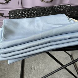 6 Light Blue Table Runs 12”x108”