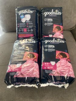 Brand new GoodNites girls’ Nighttime bed wetting underwear
