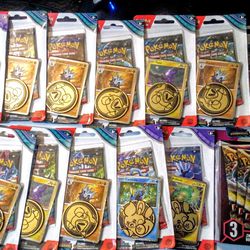(Lot Of 16) Factory Sealed Pokemon TCG Booster Packs,& Mini Tins Of Twilight Masquerade,Lost Origin & Temporal Forces 