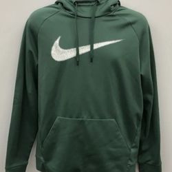Nike Dri Fit Men's Green Hoodie Sweater Size Large 